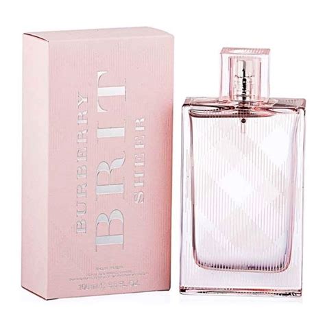 burberry brit sheer for women ingredients|burberry brit sheer 100 ml.